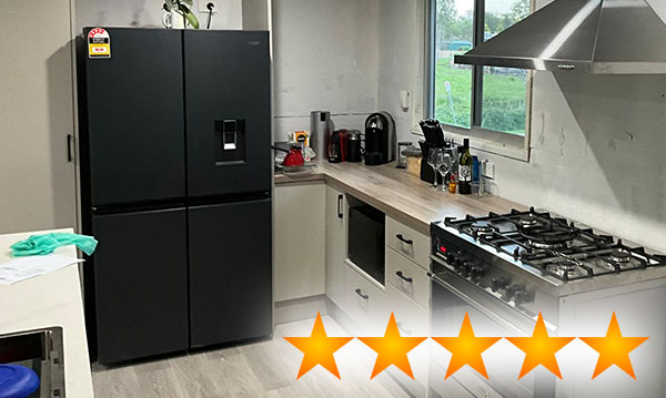 Kitchen job with 5 star review