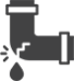 Burst pipe icon
